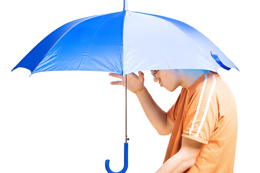 con2011, man, umbrella, protection, one person, security, holding HD wallpaper