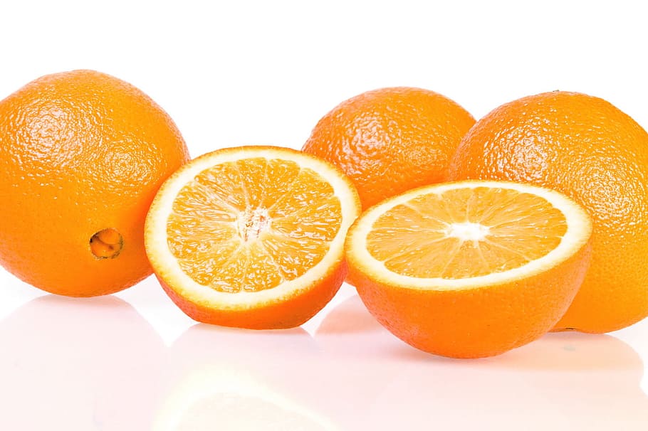 orange, fruit, isolated, heap, ripe, diet, organic, yellow HD wallpaper