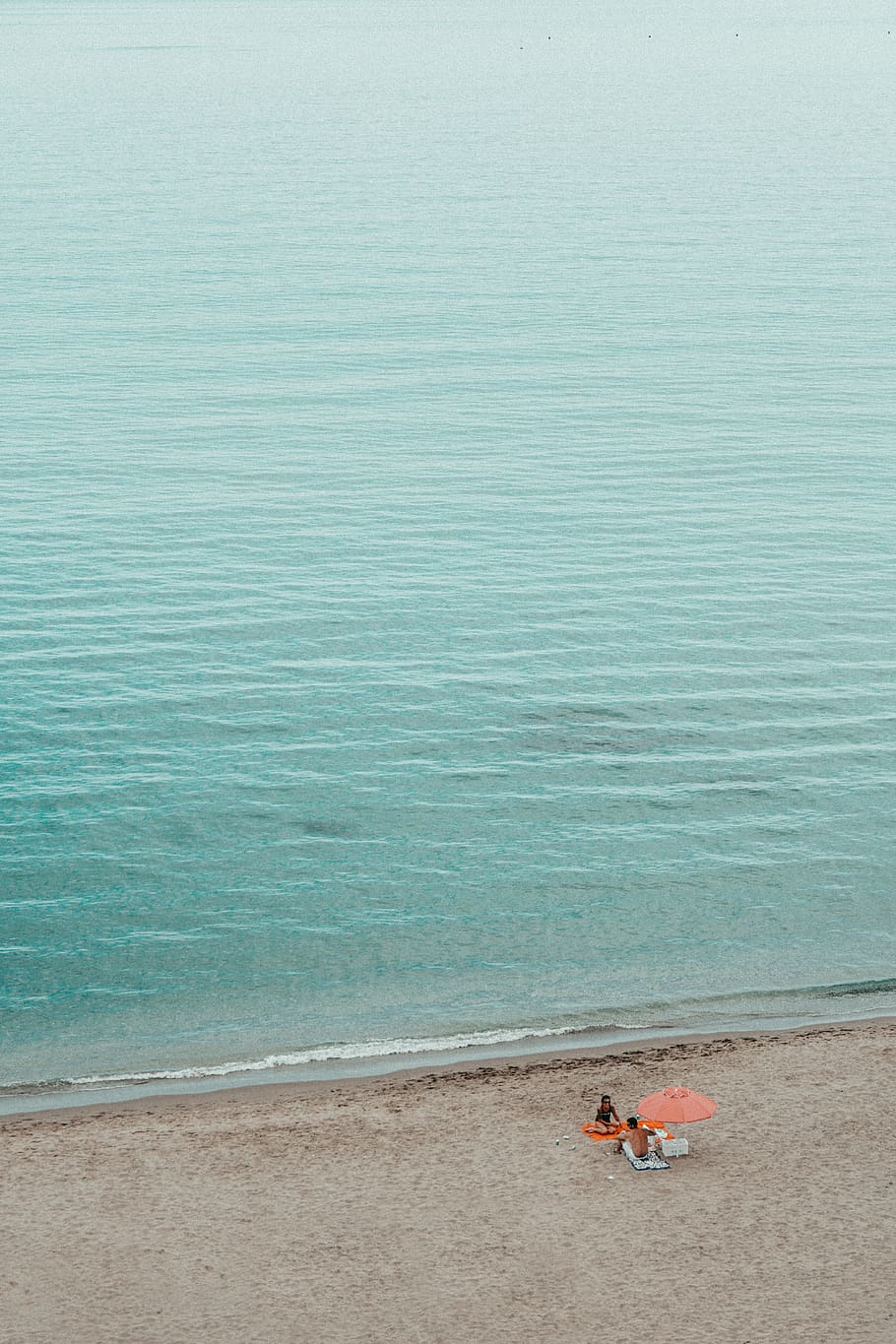 Aerial Photo Of Body Of Water, beach, nature, ocean, sand, scenic HD wallpaper