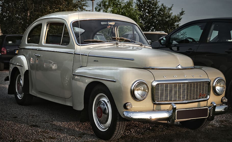 volvo, vehicle, car, oldtimer, classic, transport, historical HD wallpaper