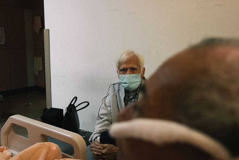 man beside wall, human, person, clinic, dentist, wood, hospital HD wallpaper