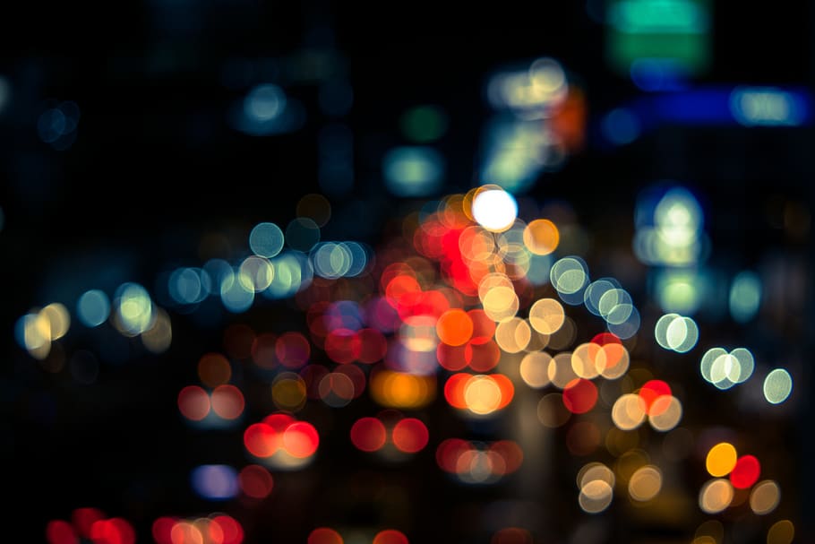 bokeh, fire, color, background, light, shine, blur, the star HD wallpaper