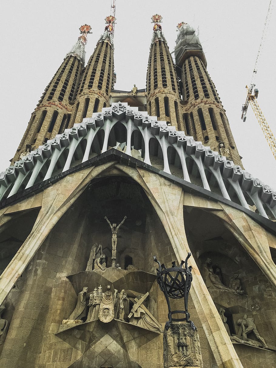 barcelona, religion, edit, architecture, built structure, building exterior HD wallpaper