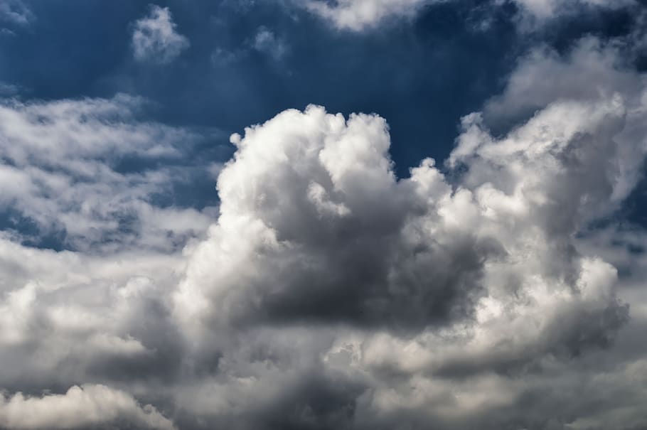 clouds, cloudy, sky, meteorology, cumulus, cloud - sky, beauty in nature HD wallpaper
