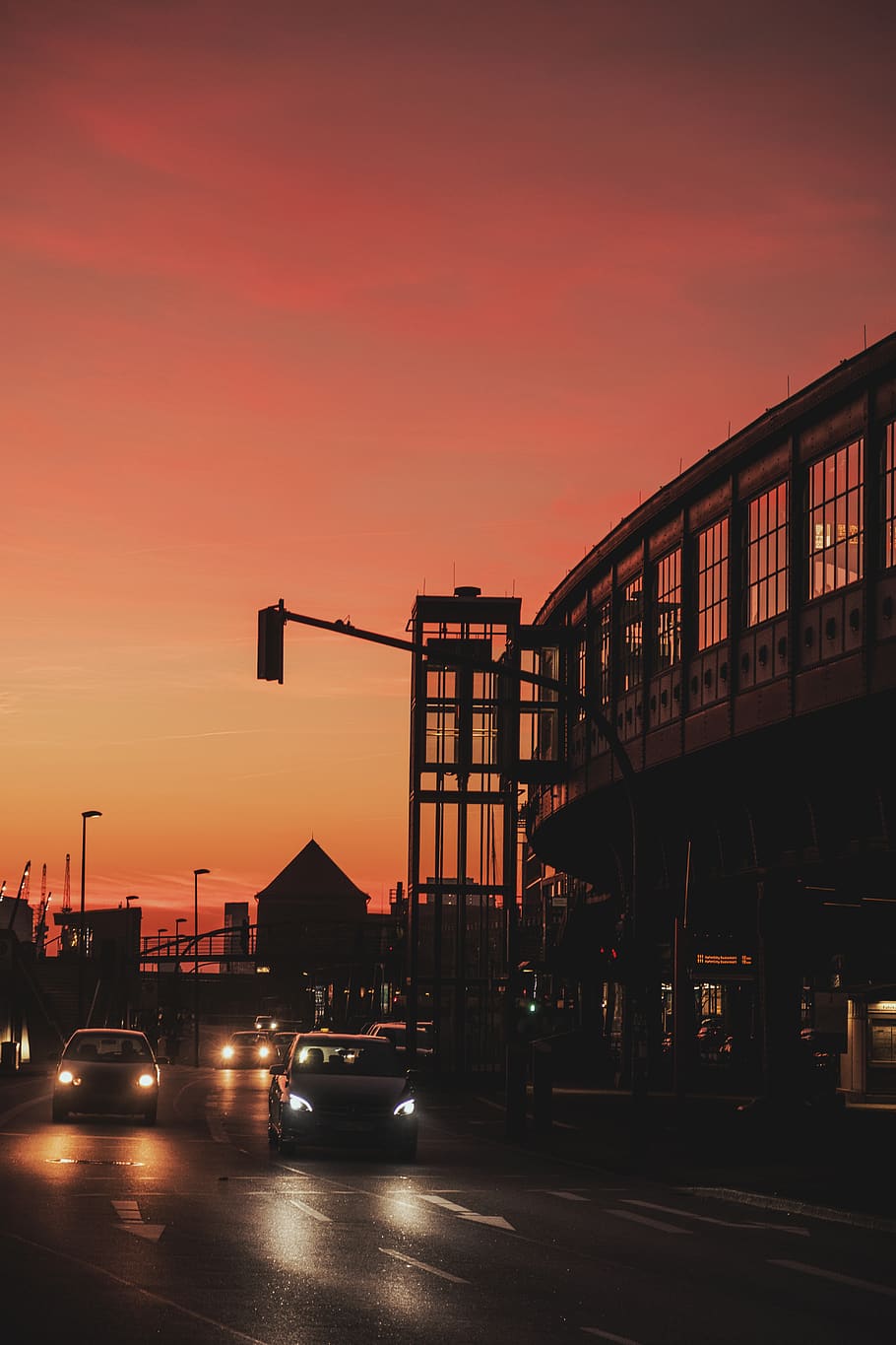 golden hour, sunset, transportation, mode of transportation, architecture HD wallpaper