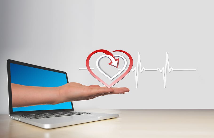 heart, curve, health, healthy, pulse, online, consulting, frequency, HD wallpaper