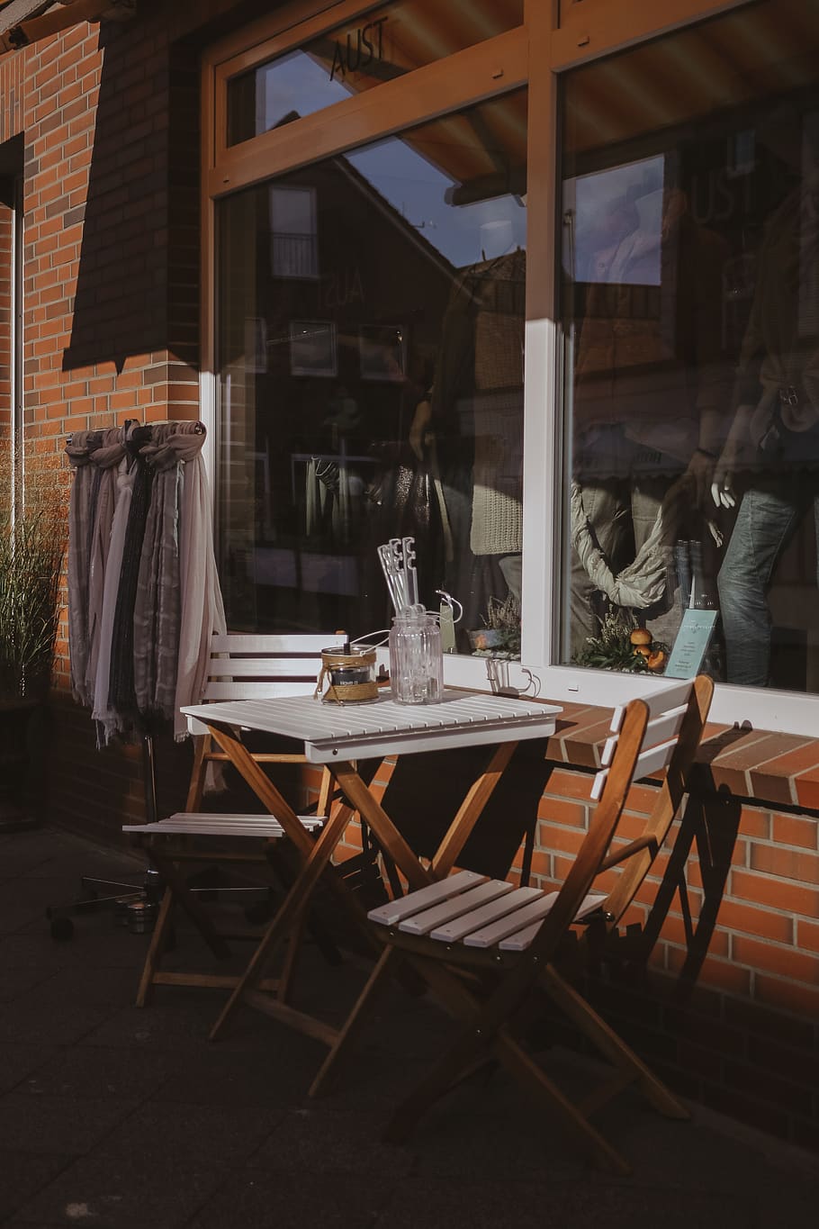 germany, juist, table, chair, seat, business, restaurant, furniture HD wallpaper