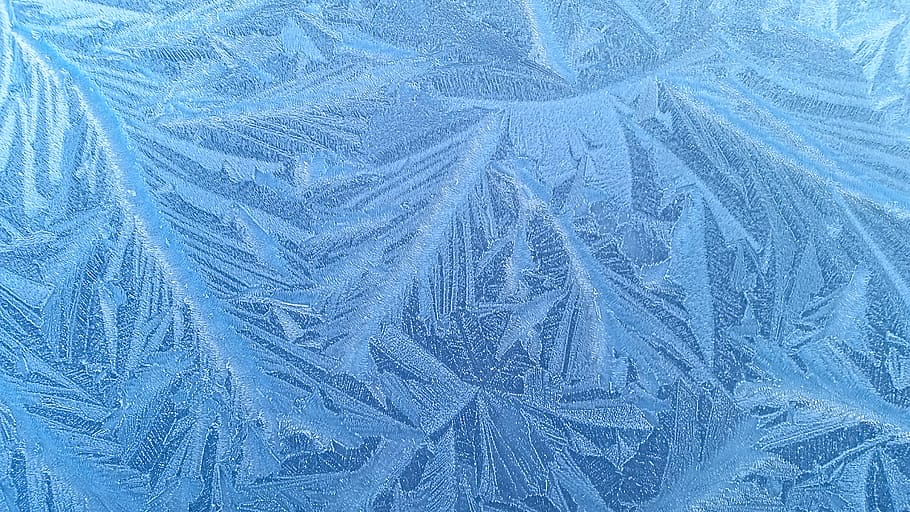 snow, ice, pattern, winter, frozen, backgrounds, blue, textile HD wallpaper