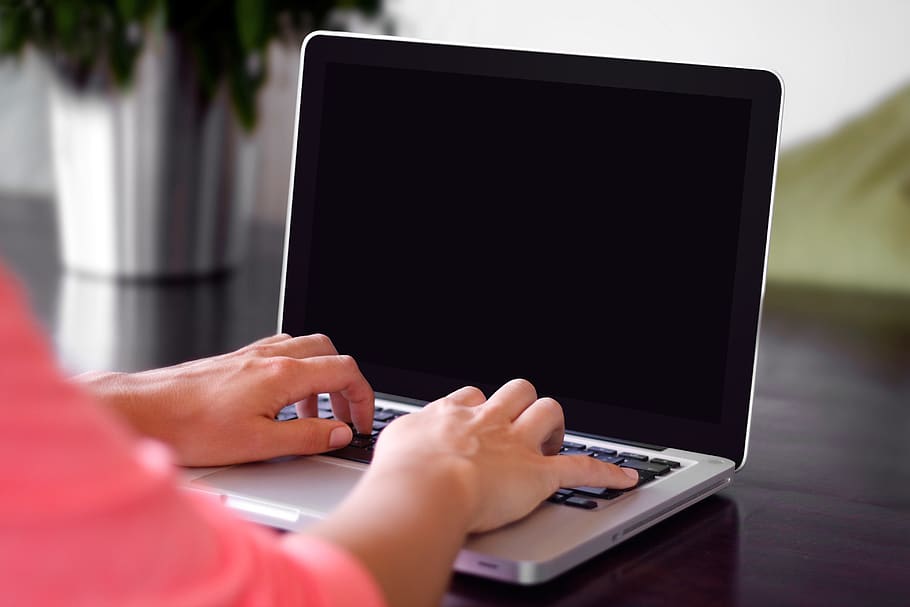 laptop, apple, macbook, computer, browser, research, study HD wallpaper