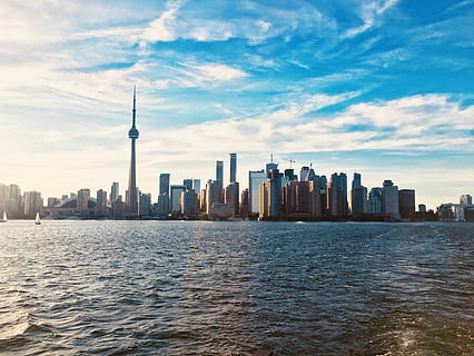 canada, toronto, 6ix, skyline, city, built structure, architecture HD wallpaper