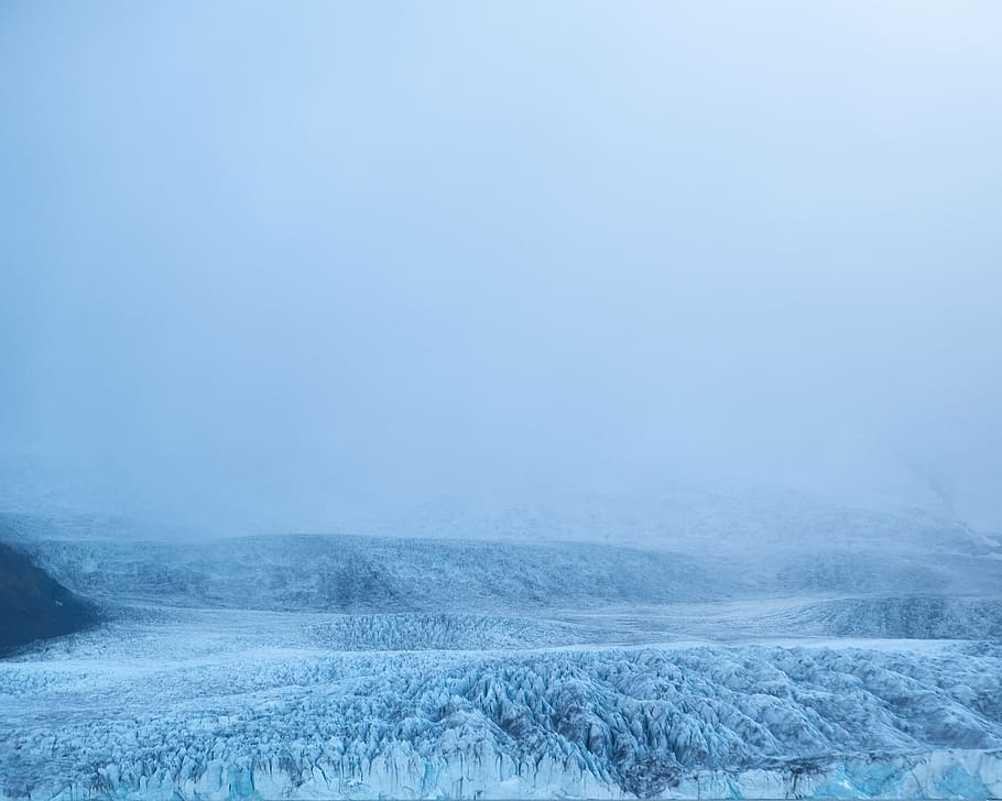 snow covered mountains, nature, outdoors, ice, iceland, fjallsarlon HD wallpaper