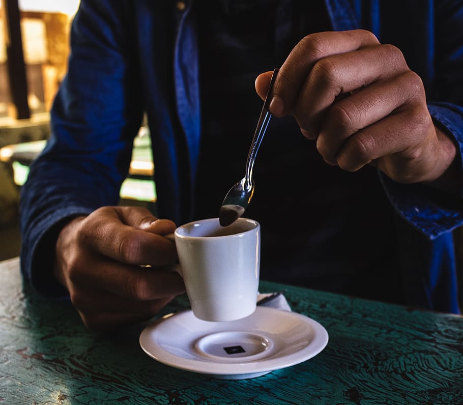 drink, cafe, coffee, brown, cup, espresso, fresh, mug, foam HD wallpaper