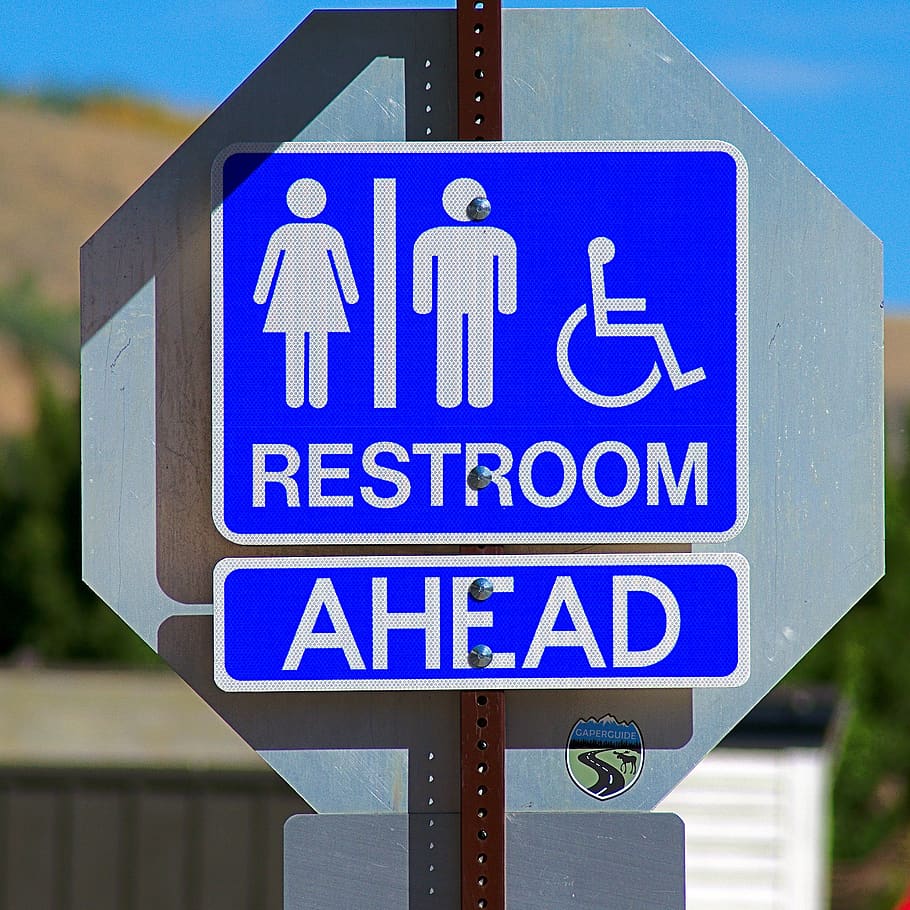 restroom sign, toilet, bathroom, symbol, washroom, symbols