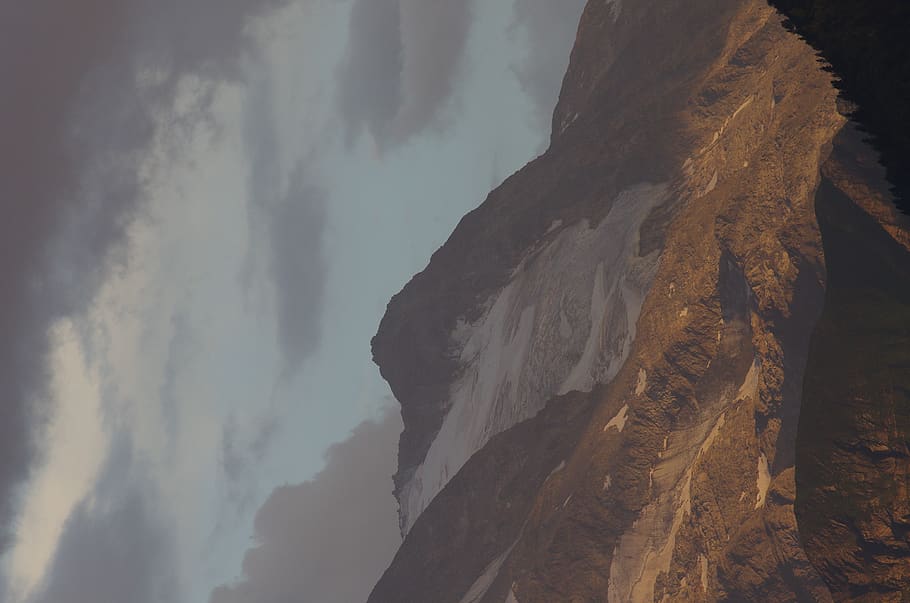 mont blanc, beauty in nature, mountain, cloud - sky, no people HD wallpaper