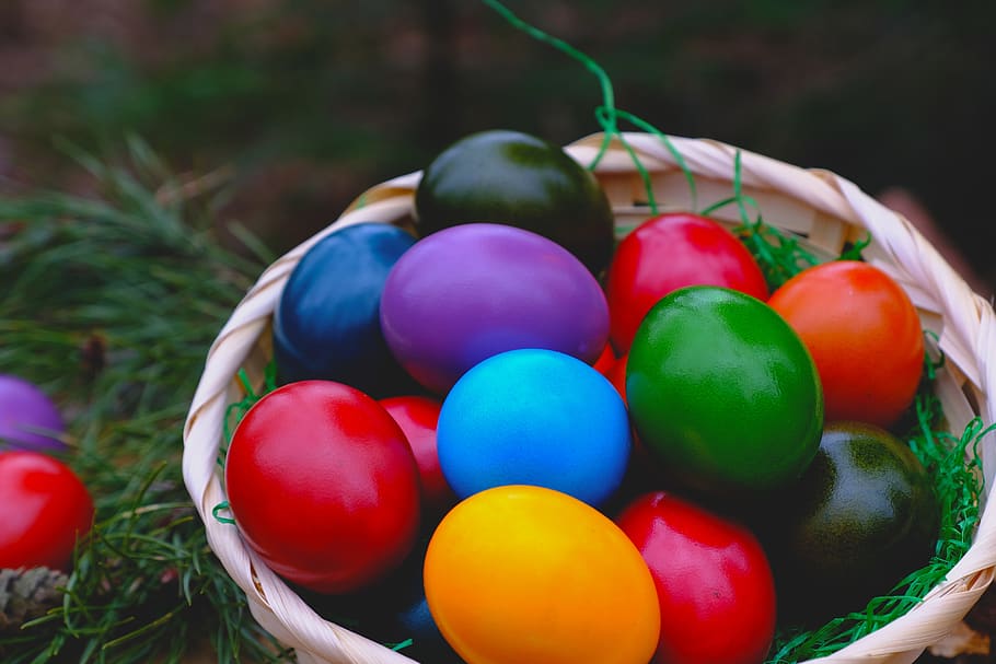 easter, egg, eat, easter eggs, colorful, colored, spring, food HD wallpaper