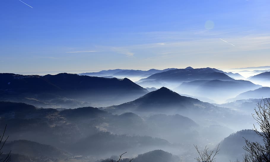 landscape, sky, beauty in nature, mountain, scenics - nature HD wallpaper