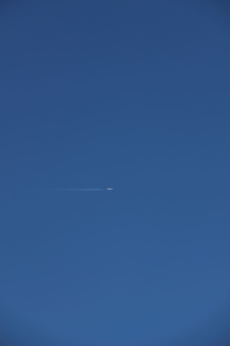 sky, plane, airplane, blue, line, travel, transportation, mode of transportation HD wallpaper