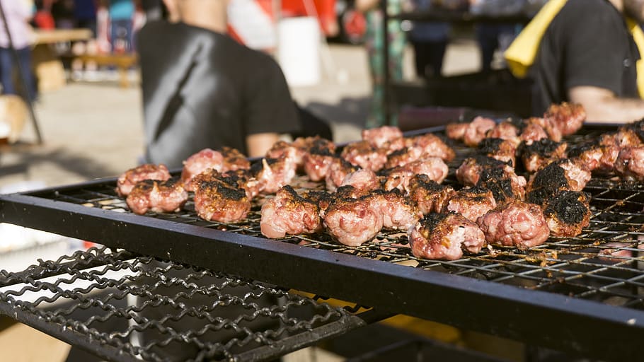 burger, mini burger, meat, bbq, barbecue, festival, summer HD wallpaper