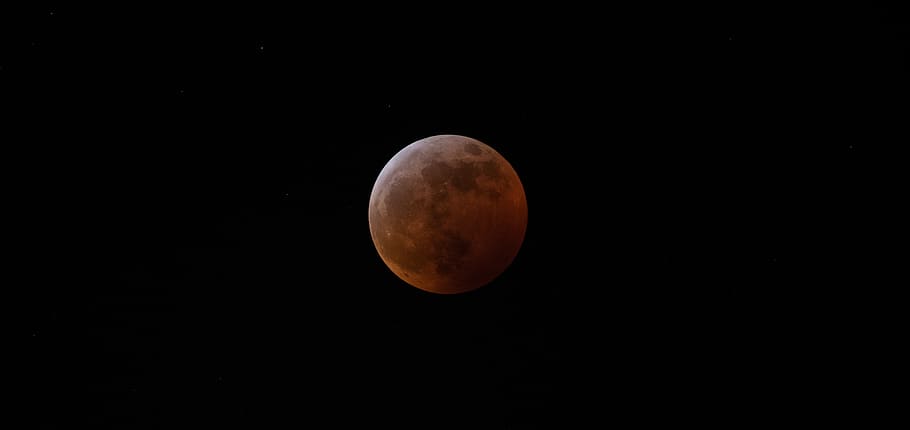moon, astronomy, space, nature, universe, outer space, night HD wallpaper