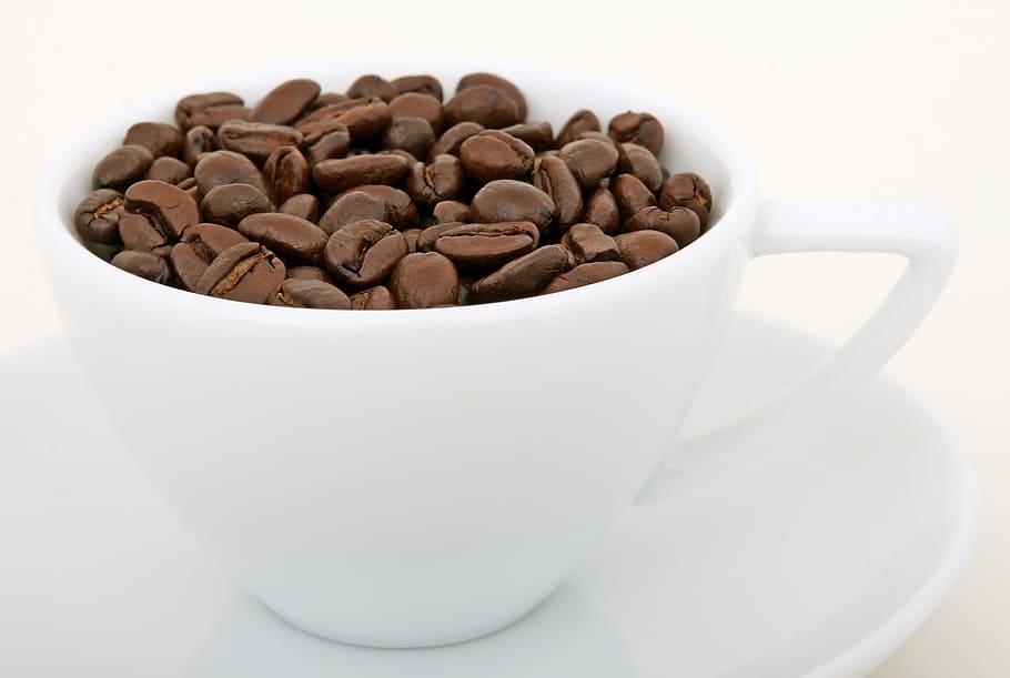 aroma, coffee, bean, dark, black, brown, drink, hot, food and drink HD wallpaper