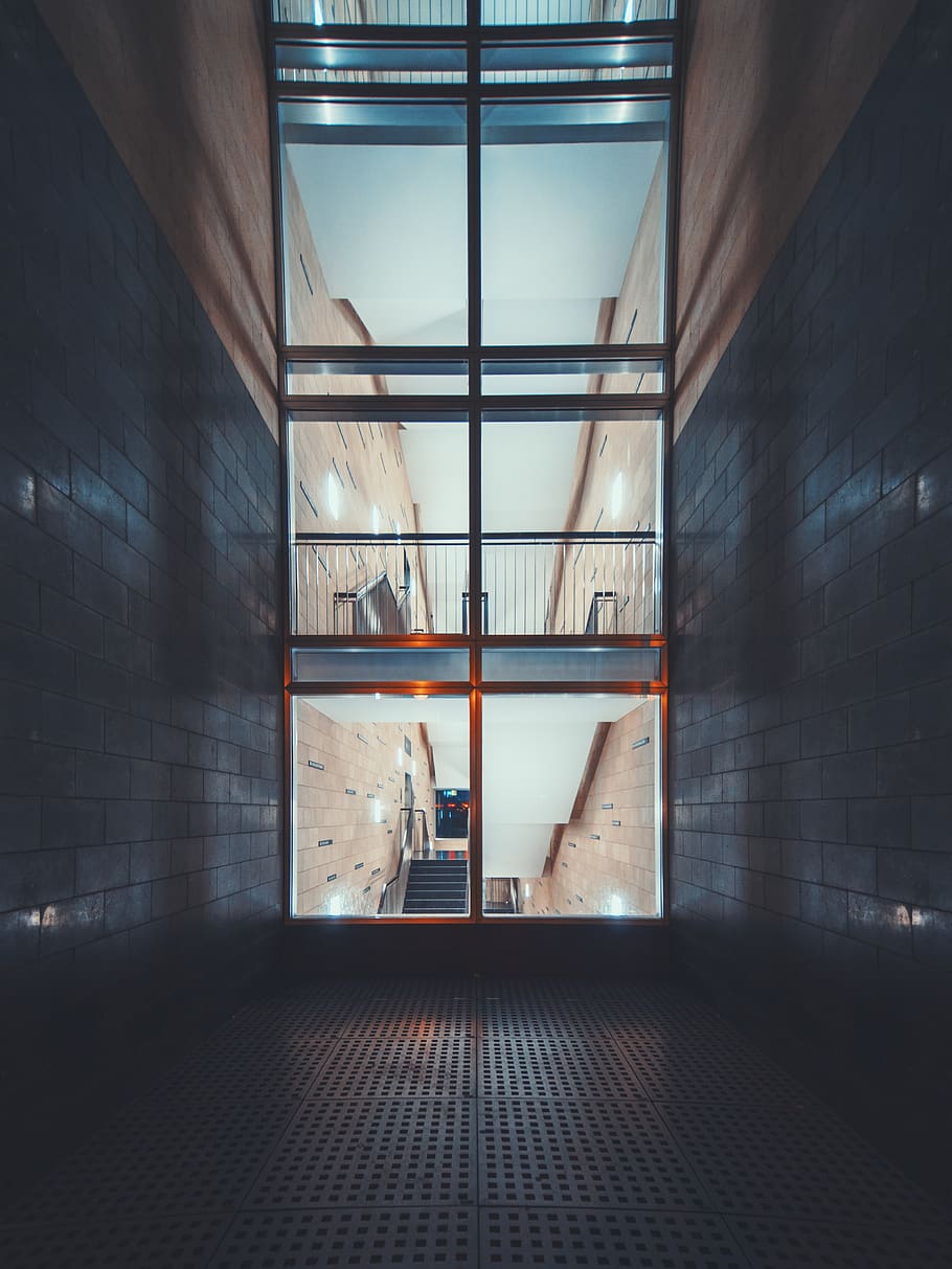 germany, cologne, urban, geometry, staircase, architecture HD wallpaper