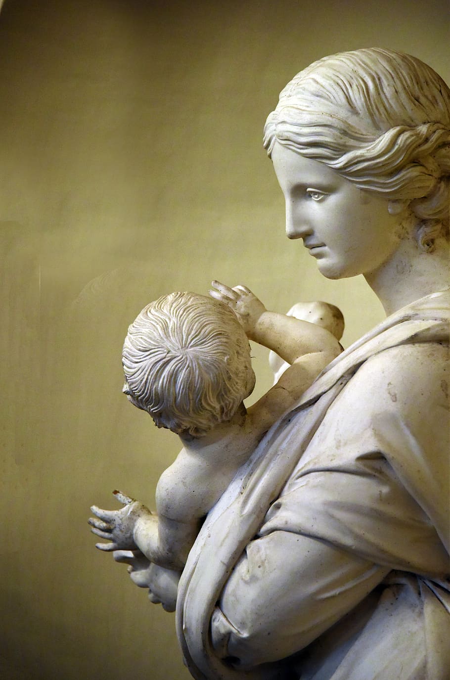 statue, marble, sculpture, pierre, angel, antique, figure, angelic HD wallpaper