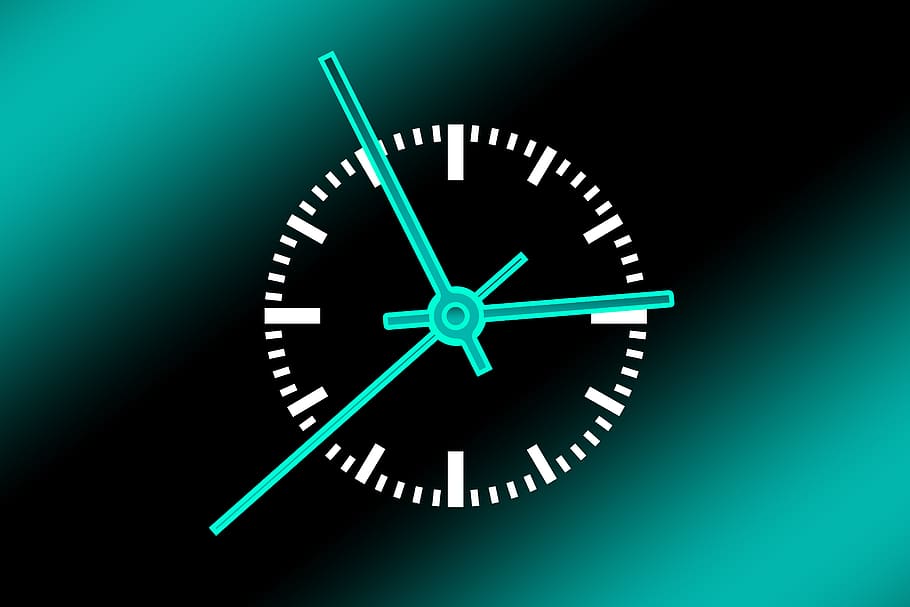 time background blue