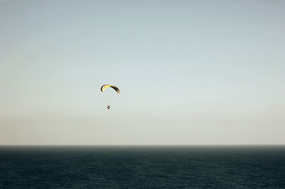 indonesia, pantai gunung payung, sea, adventure, sky, horizon over water, HD wallpaper