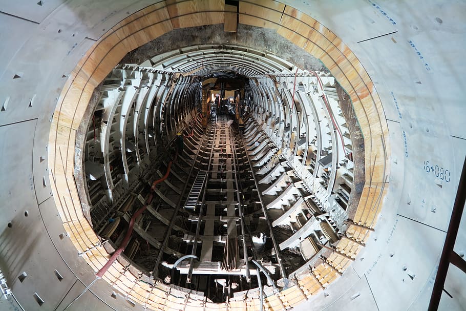 tunnel, formwork, tunel, cimbra, teo, excavation, concrete HD wallpaper