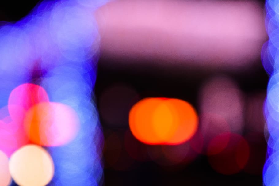 bokeh photography, illuminated, defocused, human body part, multi colored HD wallpaper