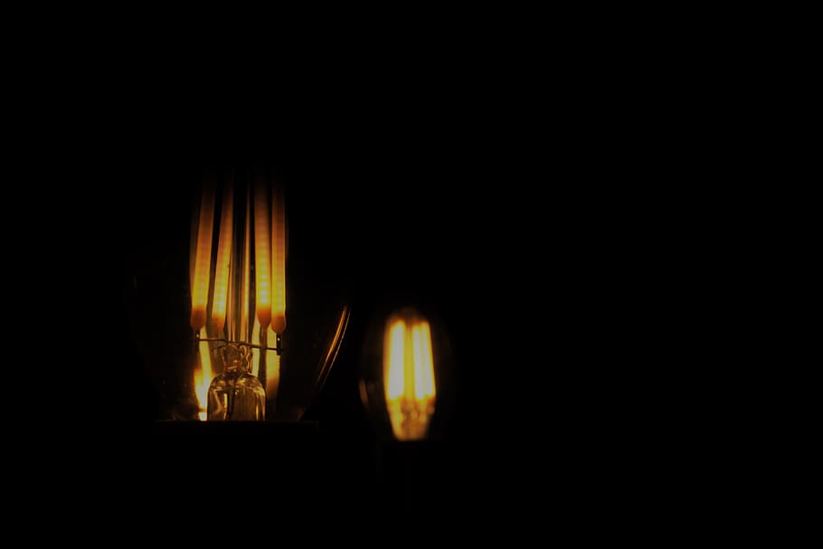 lamp, art, different, copy space, burning, dark, fire, no people HD wallpaper