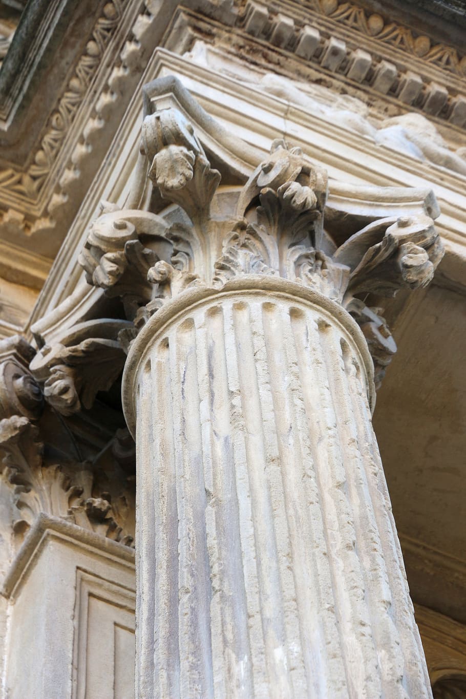 column, architecture, monument, background, old, columns, sculpture HD wallpaper