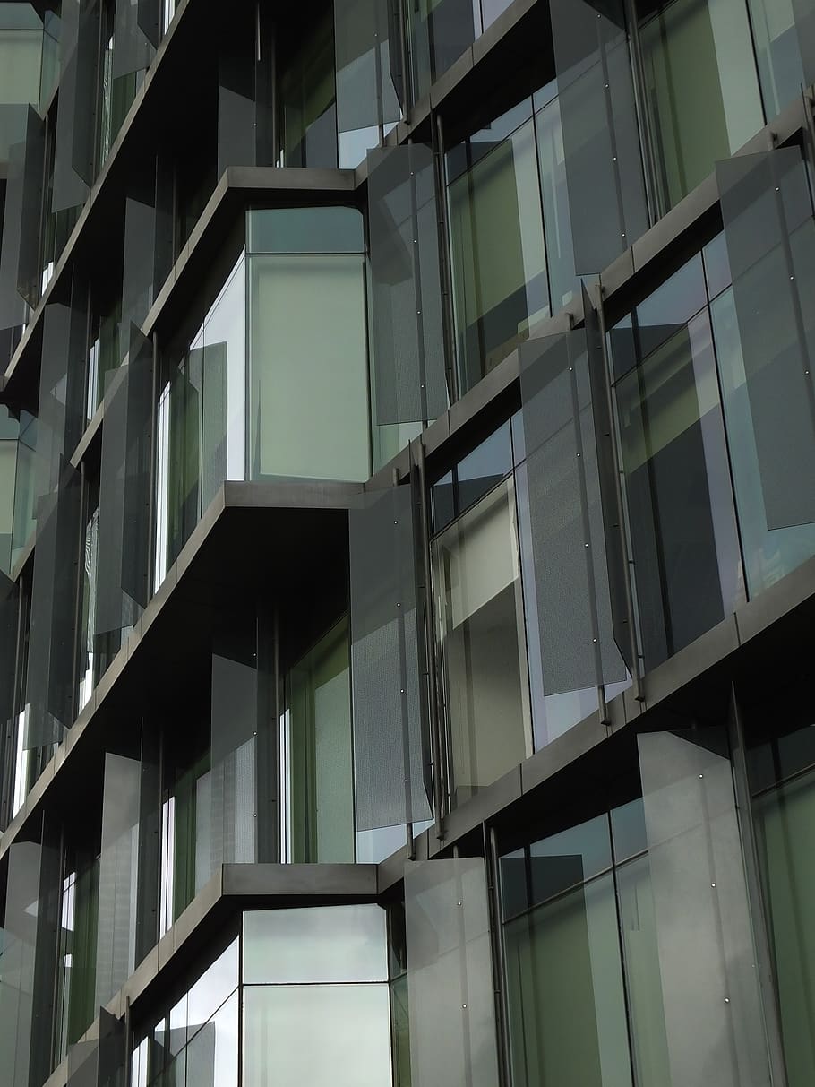 Opened-glass Window Building, apartment, architecture, facade HD wallpaper