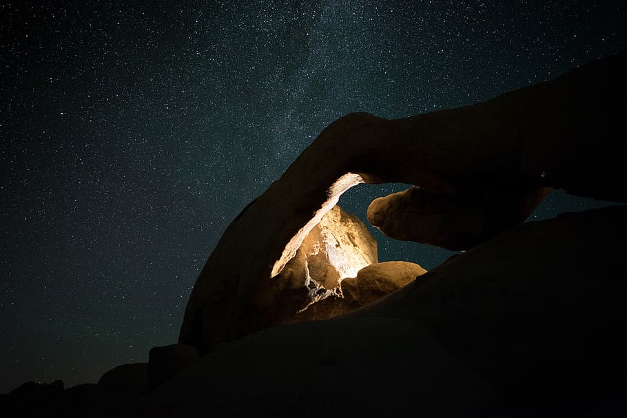 stars, dark, night, constellation, nature, astrophotography HD wallpaper