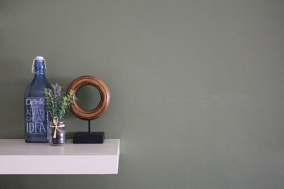 circle, drink, plant, background, design, minimal, no people HD wallpaper