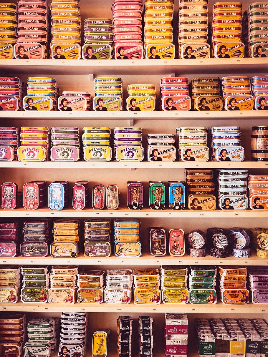 assorted product lot, variation, choice, large group of objects HD wallpaper