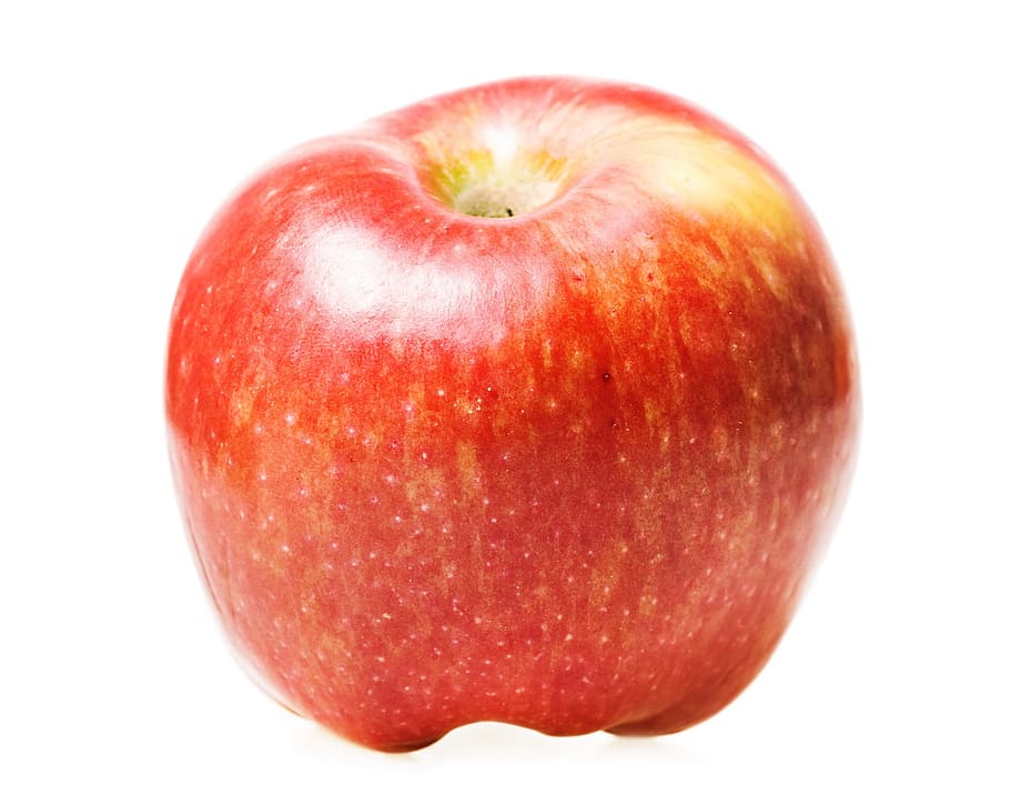 apple, red, fresh, isolated, dessert, healthy, fruit, food HD wallpaper