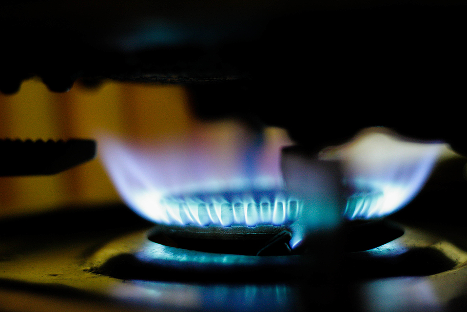 fire, stove, gas, burner, close-up, selective focus, indoors, HD wallpaper