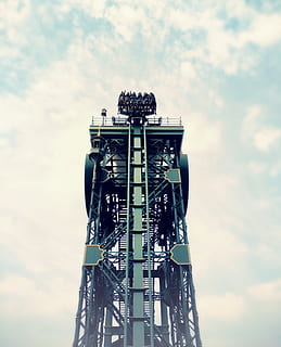 netherlands, kaatsheuvel, efteling, rollercoaster, sky, cloud - sky HD wallpaper