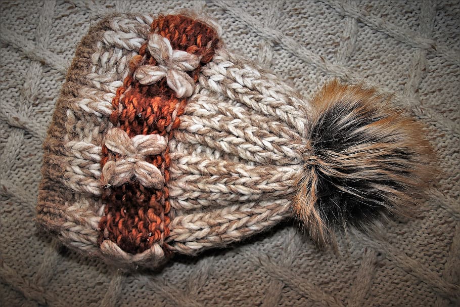 cold, cap, warming, wool, hat, weave, the structure of the HD wallpaper