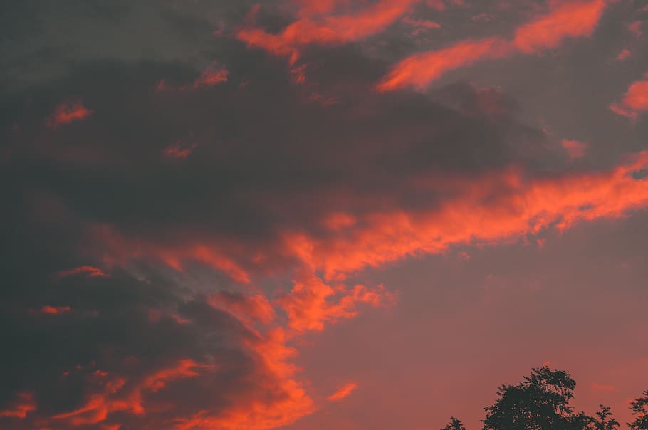 sunset, clouds, london, spring, cloud - sky, beauty in nature HD wallpaper