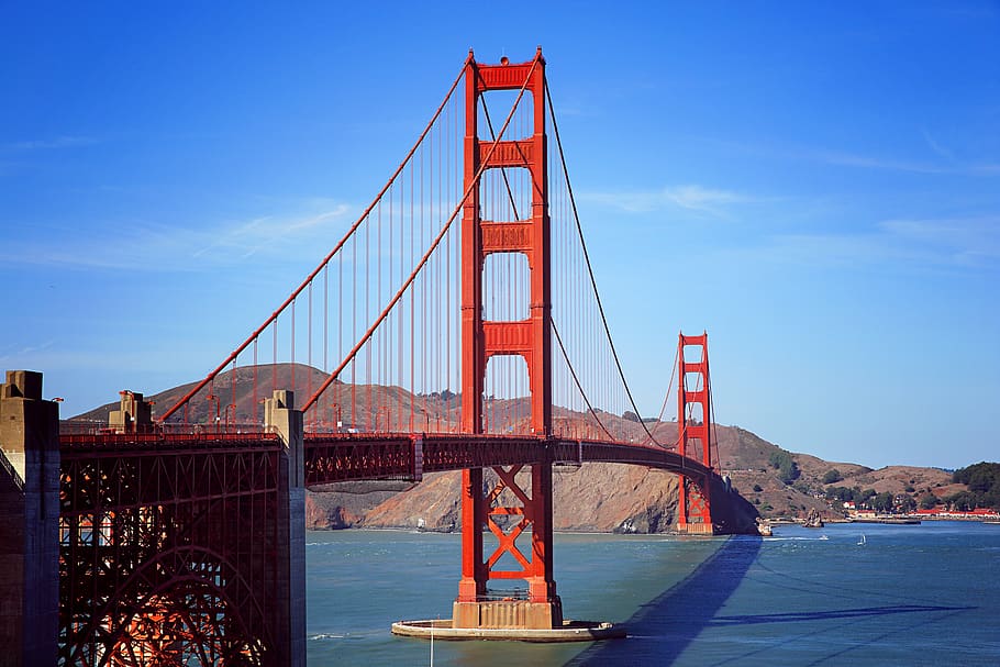 Golden Gate Bridge, bridge - man made structure, architecture HD wallpaper
