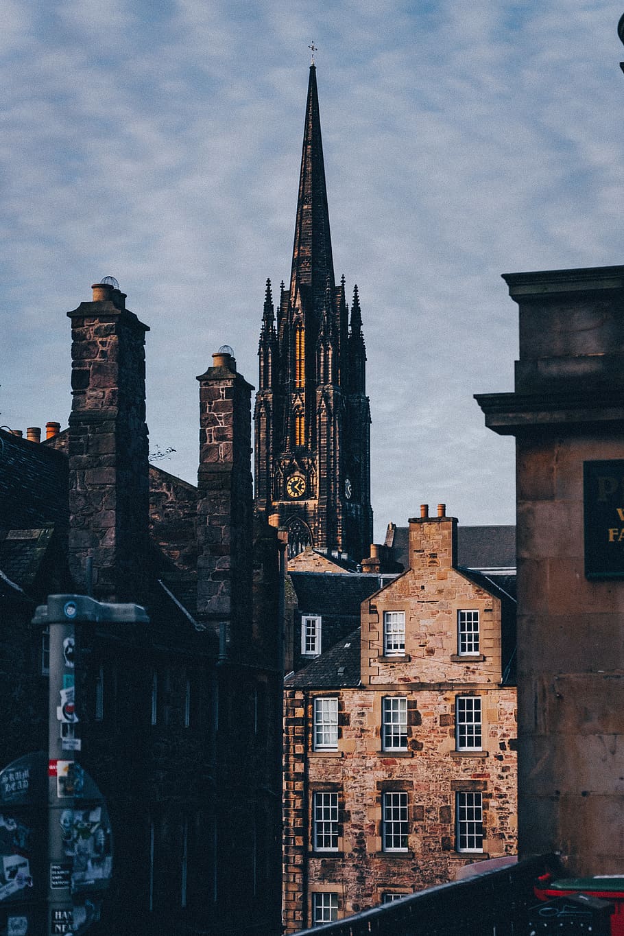 tower, steeple, spire, building, architecture, scotland, uk HD wallpaper