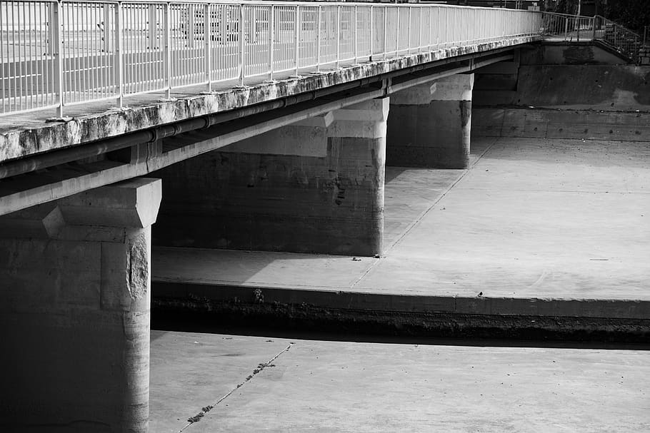 building, bridge, road, architecture, way, viaduct, hong kong HD wallpaper