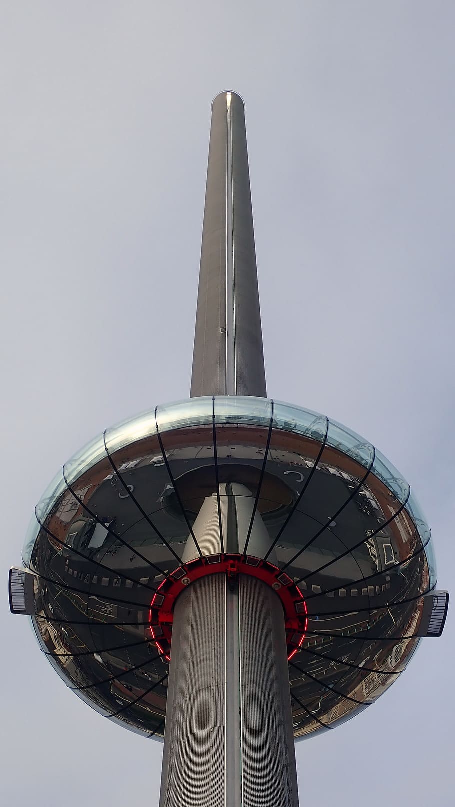 observation tower, i360, seafront, brighton, east sussex, england HD wallpaper