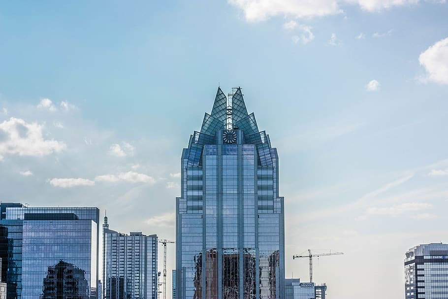 austin, united states, frost bank tower, skyscraper, texas, HD wallpaper