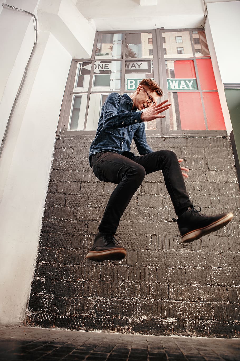 jump, jumping, guy, man, happy, young, isolated, background HD wallpaper