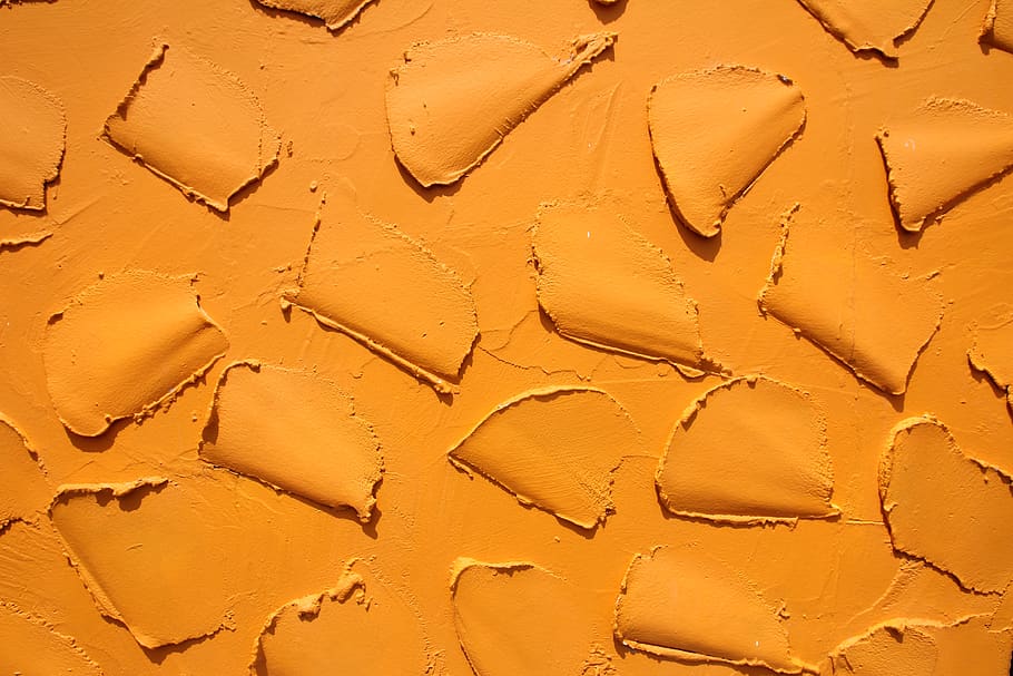 orange, paint, texture, full frame, backgrounds, no people HD wallpaper