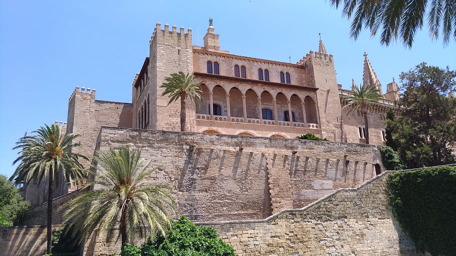 palace, muslim, palma, monument, historical, islam, famous HD wallpaper