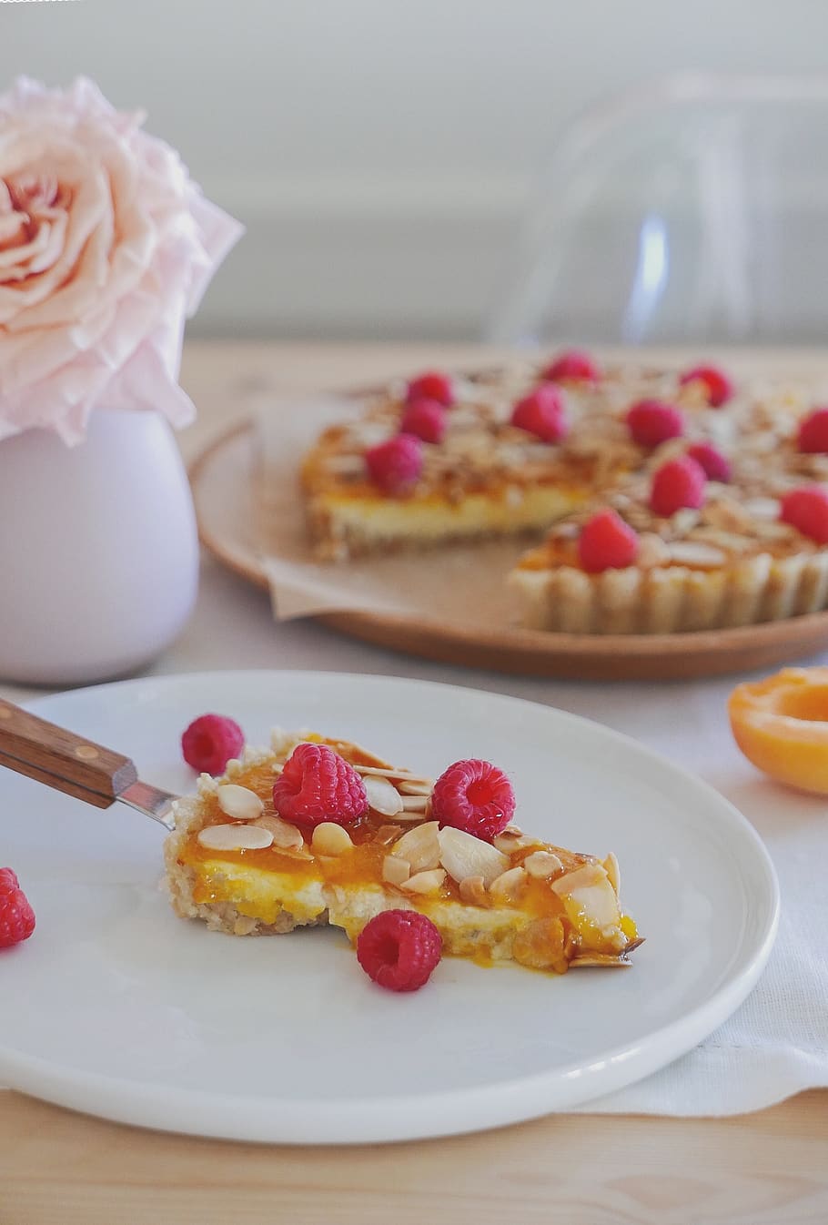 fruit pizza, food, food and drink, freshness, plate, sweet food HD wallpaper